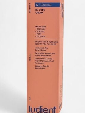 Ludient Re-Code Sensitive Cream — Peach Moisturizing Barrier Repair